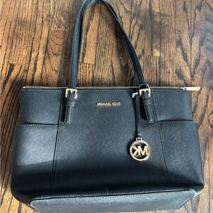 Michael Kors Black Saffiano Leather Tote